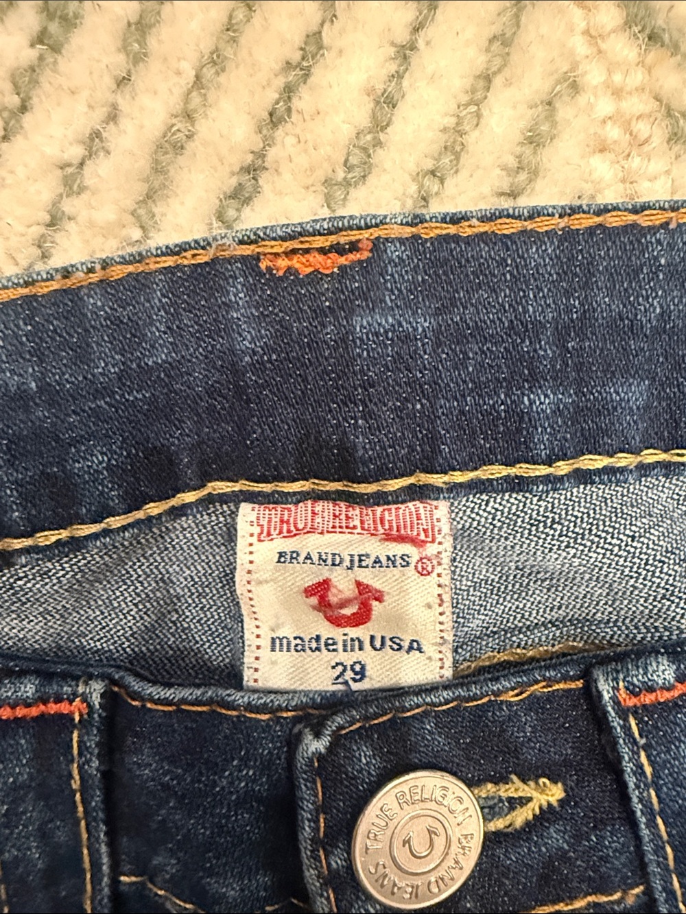 True Religion Women's Dark Blue Bootcut Jeans - Picture 2 of 4
